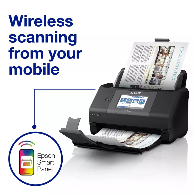 Epson WorkForce ES-590W scanner a trascinamento 600 x 600 DPI A4 nero