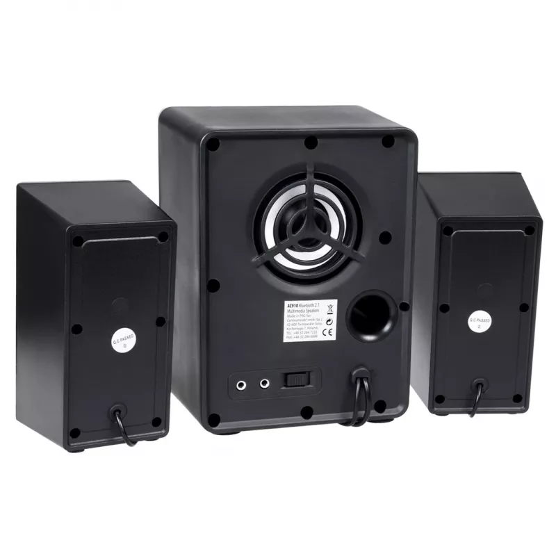 Audiocore AC910 set di diffusori 10 W PC / laptop nero Bluetooth