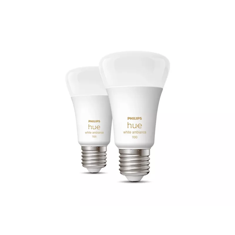 Philips Hue White ambience A60 – lampadina smart E27 – 1100 (confezione da 2)