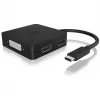 ICY BOX IB-DK1104-C 4in1, HDMI, DP, DVI-D, VGA