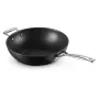 Le Creuset Wok antiaderente Toughened Non-Stick 30 cm nero/argento