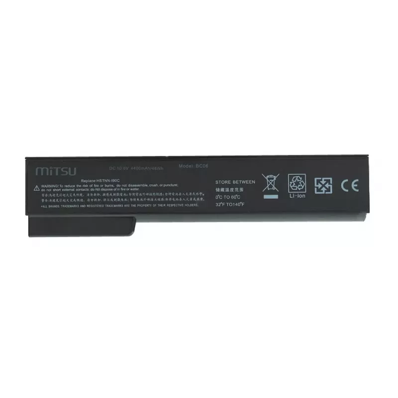 Batteria per HP EliteBook 8460p, 8460w 4400 mAh (48 Wh) 10,8 - 11,1 Volt