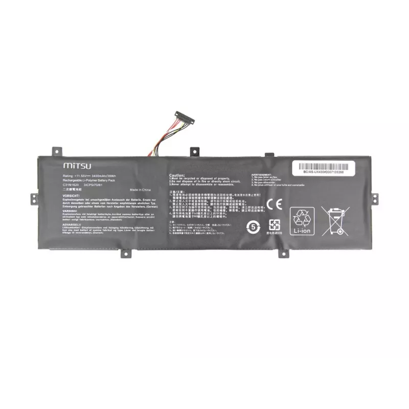 Mitsu per ASUS UX430 3400mAh (39Wh) 11,55V