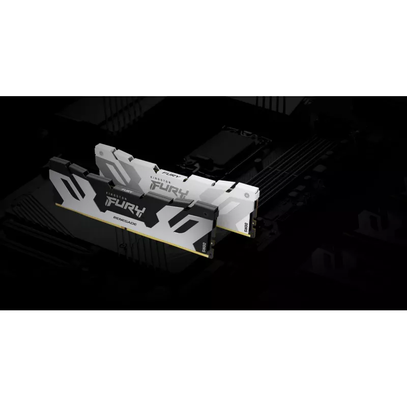 DIMM 32 GB DDR5-6400 (2x 16 GB) Dual-Kit, Memory bianco, KF564C32RWK2-32, Renegade, INTEL XMP