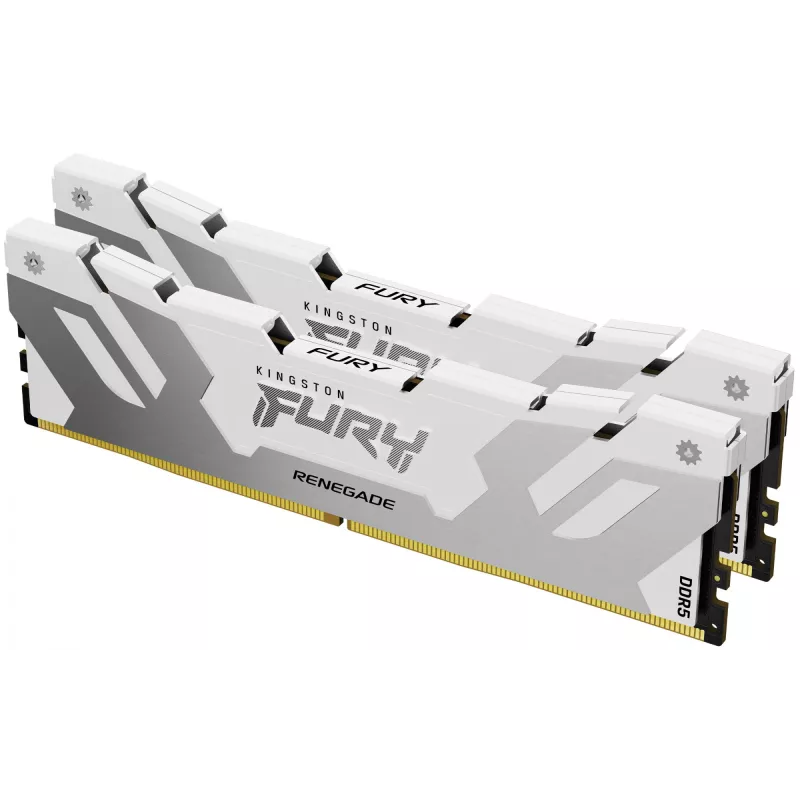 DIMM 32 GB DDR5-6400 (2x 16 GB) Dual-Kit, Memory bianco, KF564C32RWK2-32, Renegade, INTEL XMP