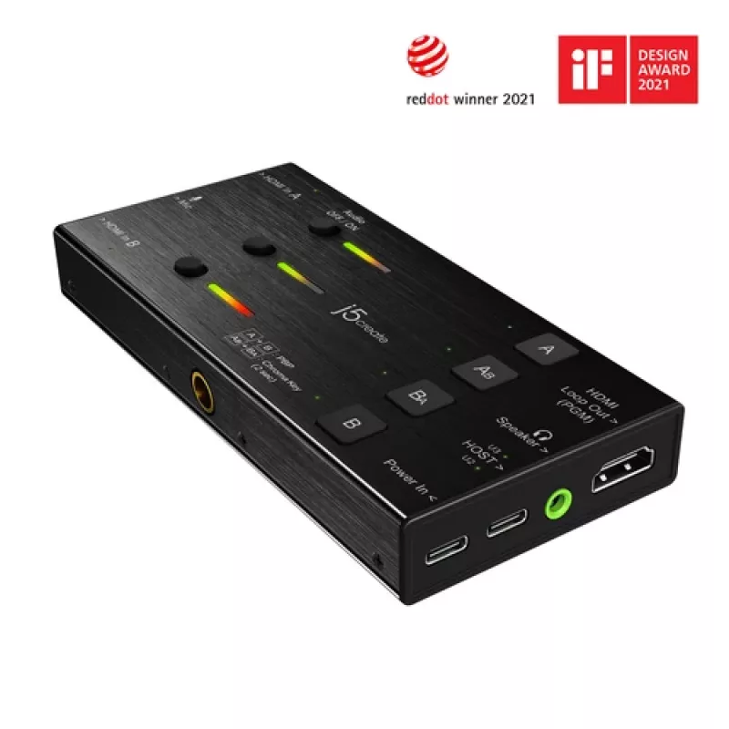 j5create JVA06-N - adattatore di acquisizione video - USB-C 3.0