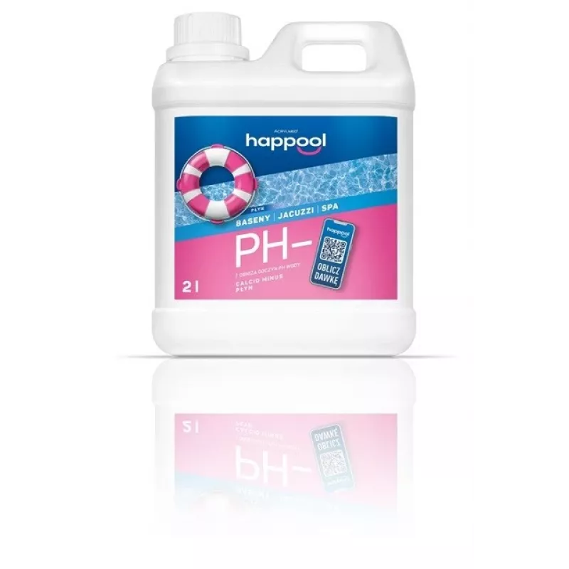 Acrylmed CALCID MINUS liquido per ridurre il pH dell'acqua della piscina, 2 litri