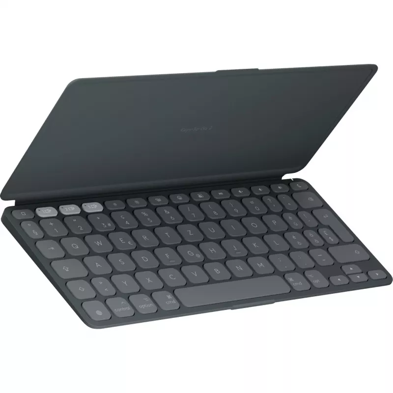 Logitech Keys-To-Go 2 per iPad – tastiera – copertura integrata – wireless – Bluetooth LE – QWERTZ – layout svizzero – Graphite (920-013008)