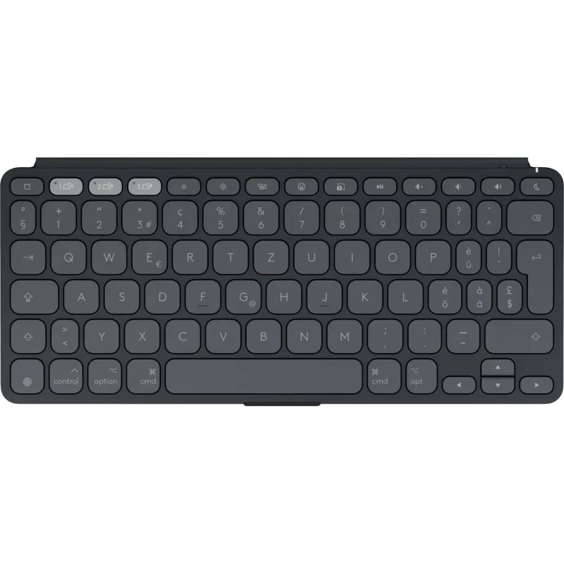 Logitech Keys-To-Go 2 per iPad – tastiera – copertura integrata – wireless – Bluetooth LE – QWERTZ – layout svizzero – Graphite (920-013008)