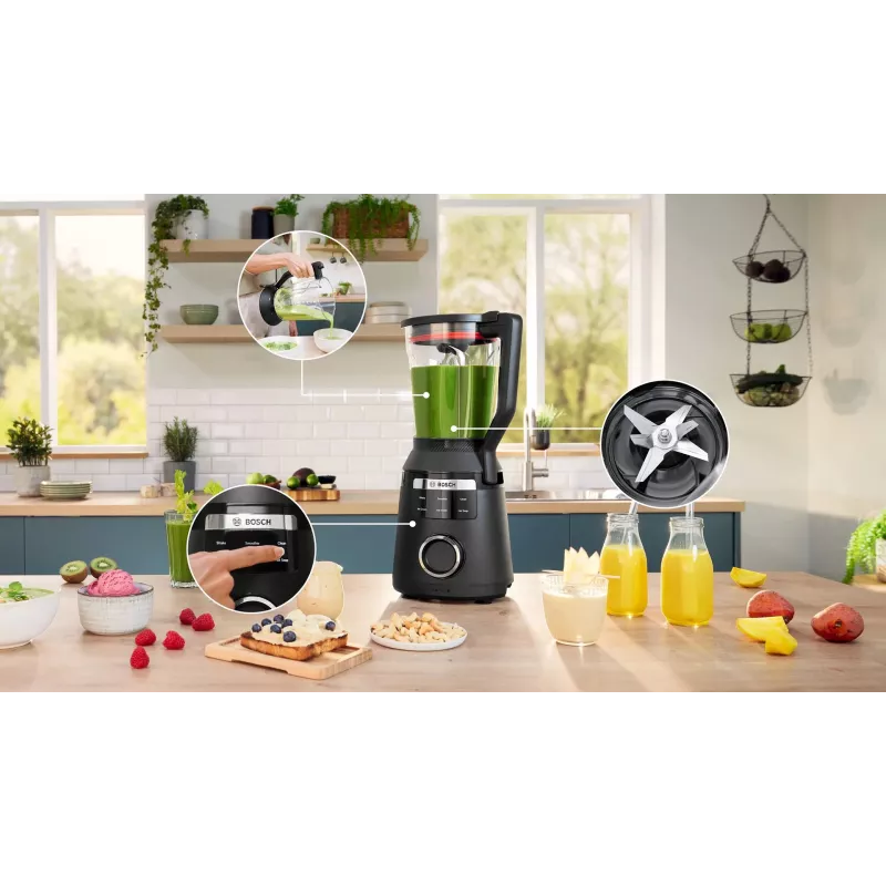 Bosch Serie 6 MMB6652B frullatore 2 L frullatore da tavolo 1800 W nero