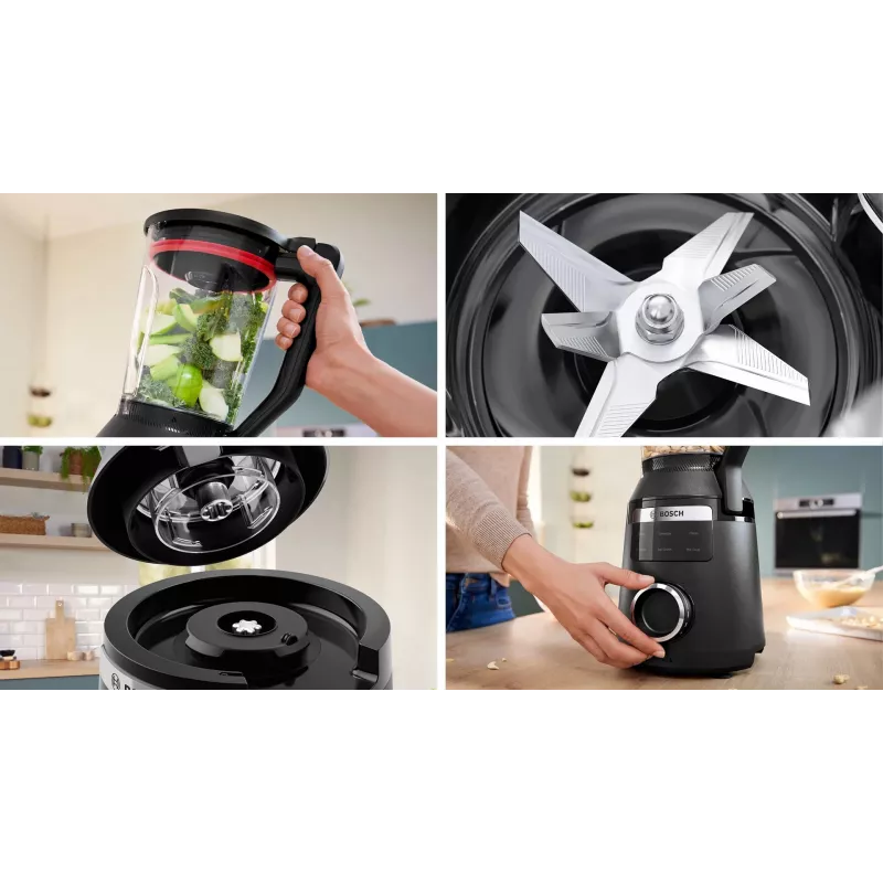Bosch Serie 6 MMB6652B frullatore 2 L frullatore da tavolo 1800 W nero
