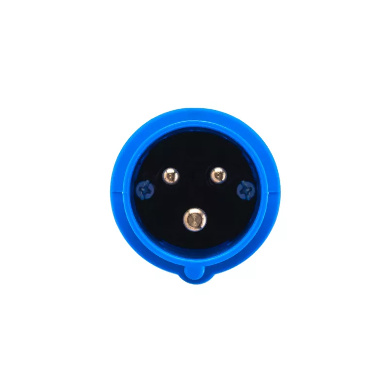 Adattatore da connettore femmina CEE rossa 16A 400V 5 poli a CEE blu 16A 230V 3P