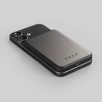 ZENS Pro 2 Semi Solid State Powerbank - Powerbank magnetica 10000 mAh compatibile con MagSafe e Qi2.2 25W (nero)