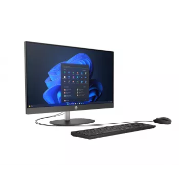 HP ProOne 245 G10 AiO Ryzen 7 77730U 23.8FHD IPS 250nits AG 16GB DDR4 3200 SSD512 Radeon Vega 8 Tastiera+Mouse Webcam 5Mpx + IR W11Pro Nero 3Y OnSite
