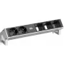 BACHMANN DESK2 2xCEE7/3 3xABD acciaio inox verniciato (902.4860)