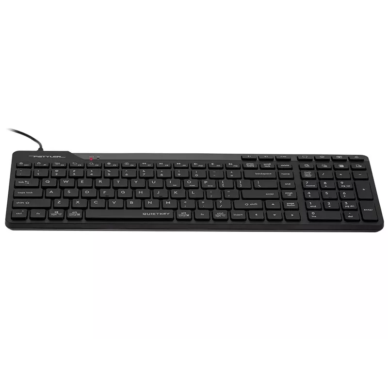 A4Tech Fstyler FBK27C AS Tastiera silenziosa 2,4GHz+BT, nera