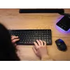 A4Tech Fstyler FBK27C AS Tastiera silenziosa 2,4GHz+BT, nera