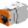 Goobay modulo Keystone RJ45 CAT 6A, STP, sottile, arancione (77947)