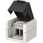Goobay scatola da parete per esterni IP44, 2x connettori femmina Keystone, (79169)
