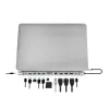 Docking station USB3.2 USB-C, 12 porte, PD