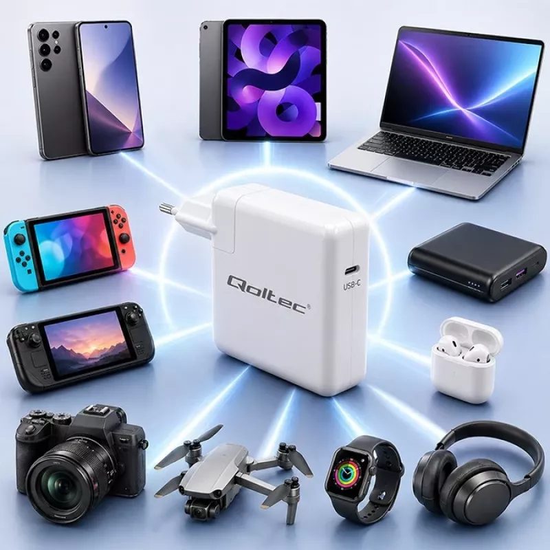 Caricabatterie USB-C 96W 5V 20V 3A 4,8A