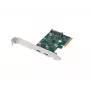 Scheda di rete PCI Express x1 -> 2x USB-C 3.2 Gen 2x1 LED Low Profile