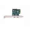 Scheda di rete PCI Express x1 -> 2x USB-C 3.2 Gen 2x1 LED Low Profile