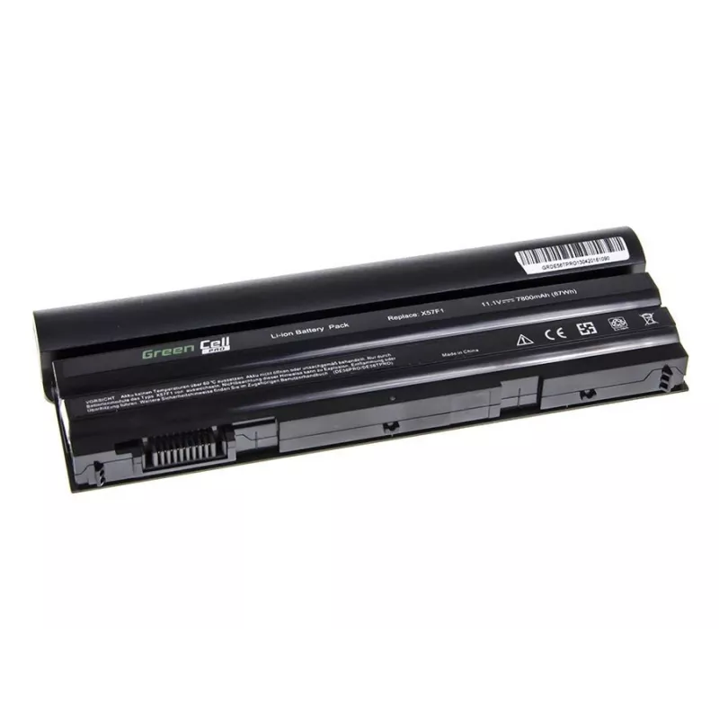 Batteria ricaricabile per notebook Greencell PRO per Latitude E5520 E6420 E6520 E6530 11,1 V 7800 mAh