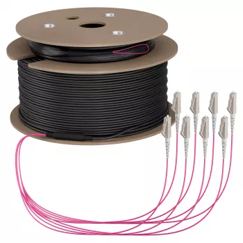 EFB cavo trunk U-DQ(ZN)BH OM4 8G (1x8) LC-LC 180m Dca LSZH