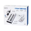 Hub USB 3.2 Gen1 7 porte USB-A/C, interruttore on/off