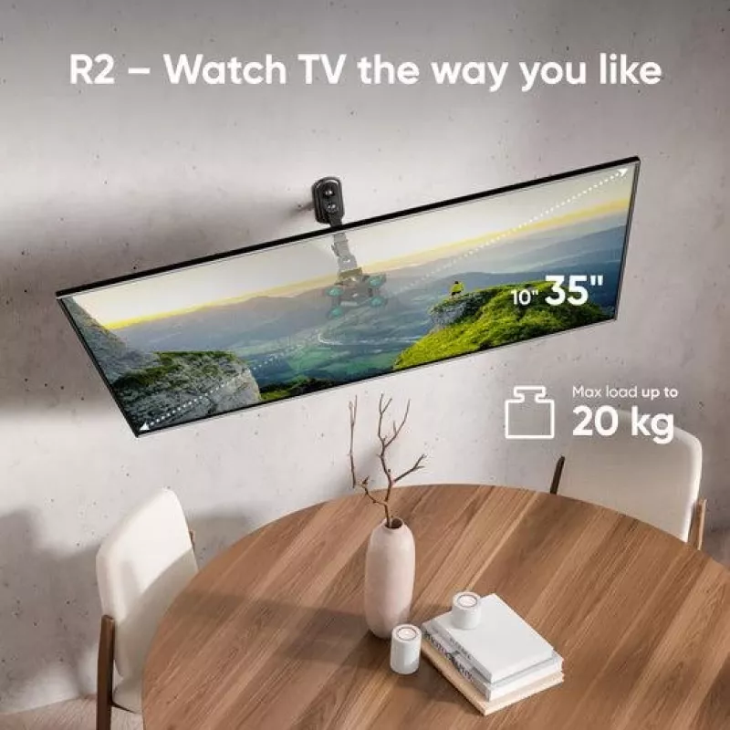 Supporto a parete per TV /10-35/SCHWARZ R2-B Onkron
