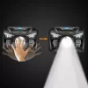 Montis torcia frontale a batteria con sensore MT001 nero Headband flashlight LED