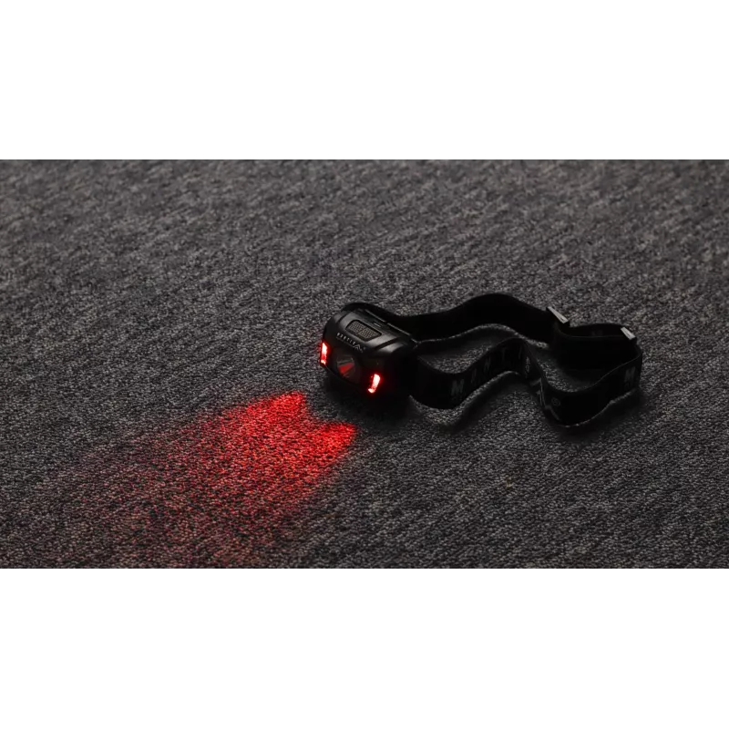Montis torcia frontale a batteria con sensore MT001 nero Headband flashlight LED