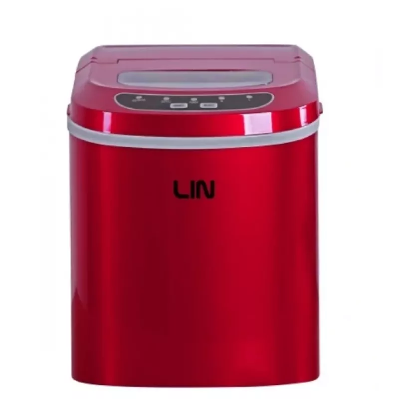 Macchina portatile per cubetti di ghiaccio LIN ICE PRO-R12 rosso