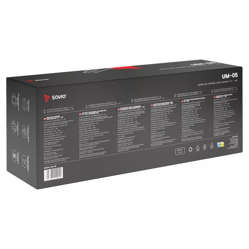 Savio UM-05 display nero