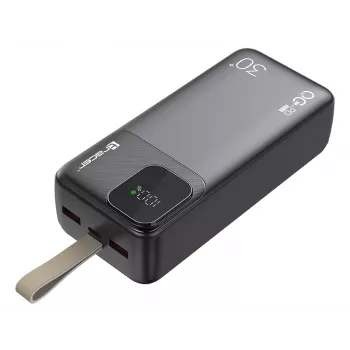 Tracer 47824 Prime-V3 30000mAh QC22.5W+PD20W power bank, nero