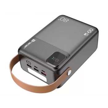 Tracer 47826 Prime-V8 80000mAh QC22.5W+PD20W power bank, nero