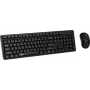 Rapoo 8150M Silent Multi-Mode set tastiera e mouse QWERTZ DE wireless nero