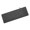 Tastiera multimediale USB CYRILL/SCHWARZ KB-MCH-05-CYRL Gembird