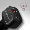 AXAGON PWC-PQ38 38W Caricabatterie da auto 2x Porta USB-A+C