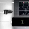 AXAGON PWC-PQ38 38W Caricabatterie da auto 2x Porta USB-A+C