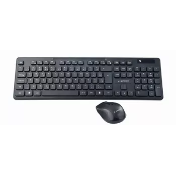 Gembird KBS-WCH-03 set tastiera e mouse wireless, nero