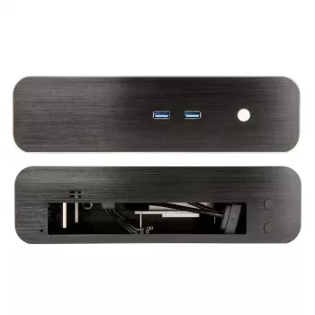 Case Thin-Mini-ITX fanless Akasa Euler S, OEM – nero