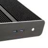 Case Thin-Mini-ITX fanless Akasa Euler S, OEM – nero