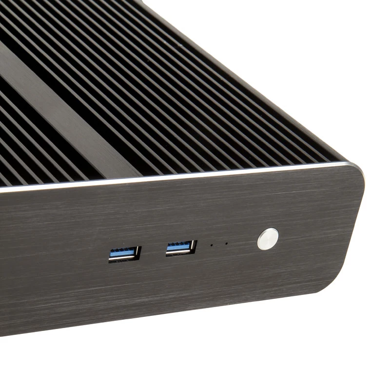Case Thin-Mini-ITX fanless Akasa Euler S, OEM – nero