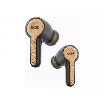 Auricolari Marley Rebel True con microfono integrato, in-ear, wireless, Signature nero
