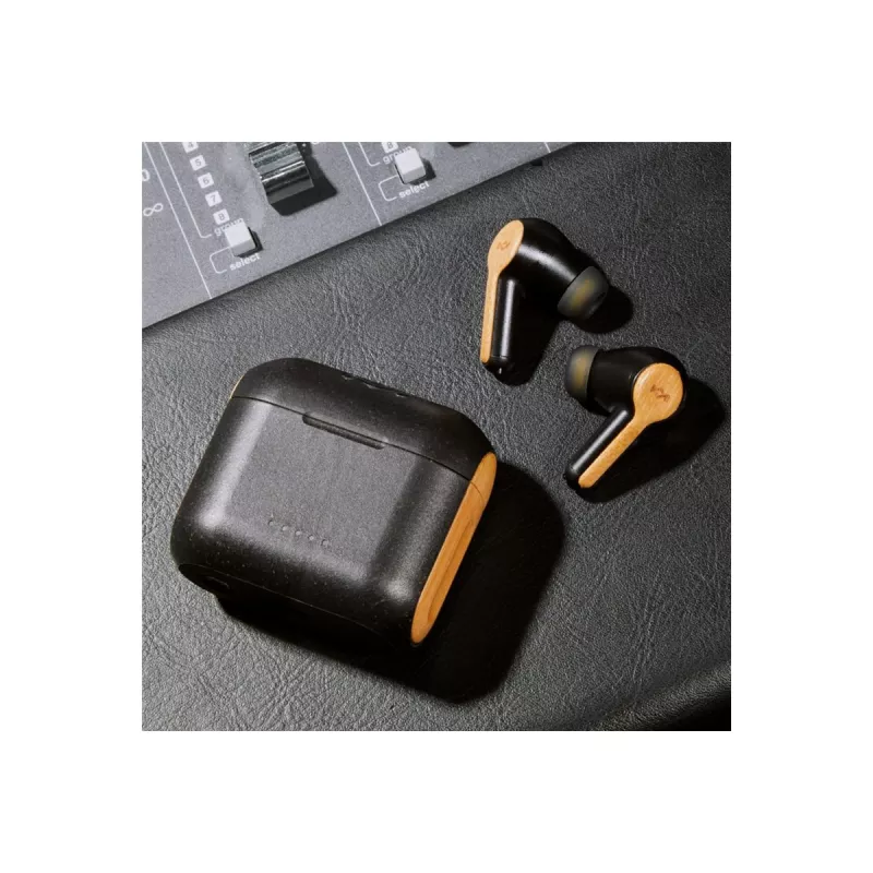 Auricolari Marley Rebel True con microfono integrato, in-ear, wireless, Signature nero
