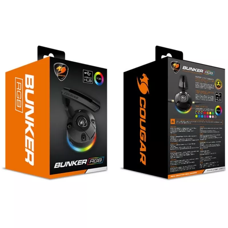 Organizer per cavo mouse Cougar Bunker RGB (nero)