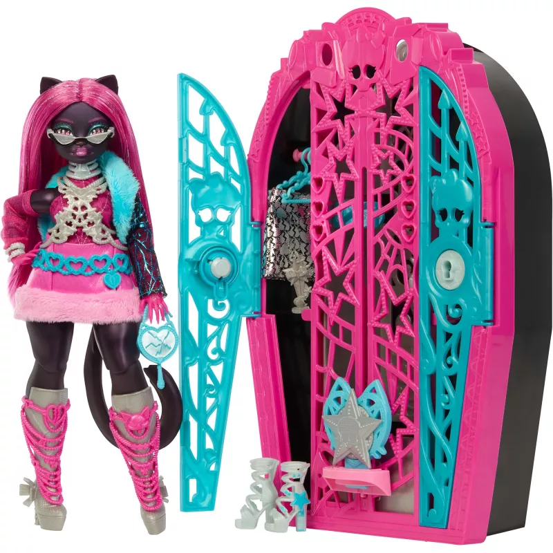 Monster High bambola Catty nero