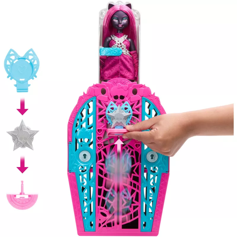 Monster High bambola Catty nero